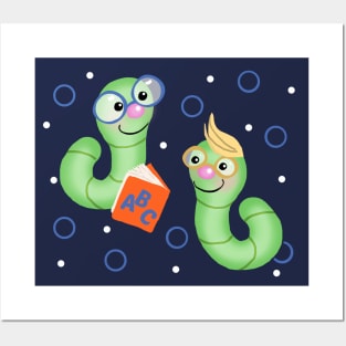 Book Worm / Glow Worm / Friends Posters and Art